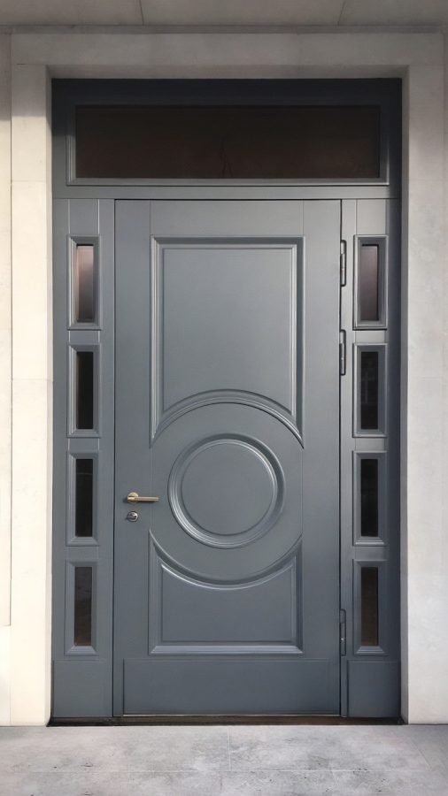 С остекленной фрамугой С остекленной фрамугой