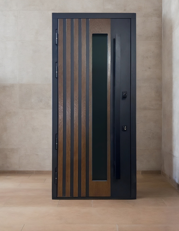 Современная дверь с окном Современная дверь с окном