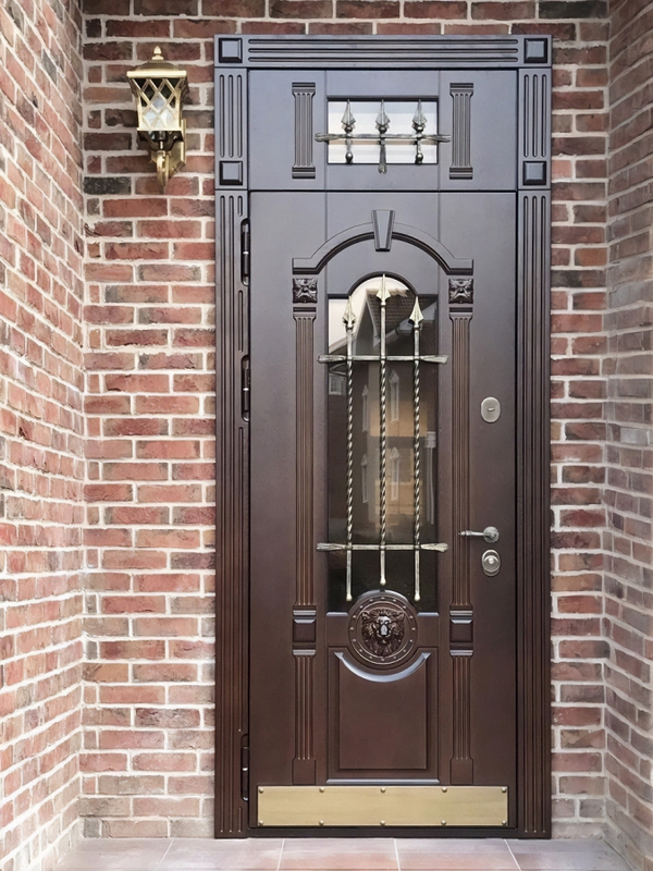 С фрамугой и ковкой С фрамугой и ковкой