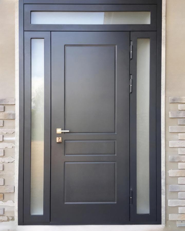 Дверь с остеклением по бокам Дверь с остеклением по бокам